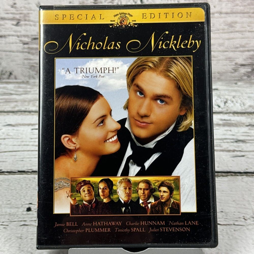 Nicholas Nickleby [DVD, 2003] Special Edition Anne‎ Hathaway Charlie Hunnam
